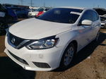 2018 Nissan Sentra S Белый vin: 3N1AB7AP4JY229097