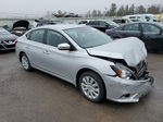 2018 Nissan Sentra S Silver vin: 3N1AB7AP4JY234557