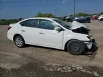 2018 Nissan Sentra S Белый vin: 3N1AB7AP4JY235434