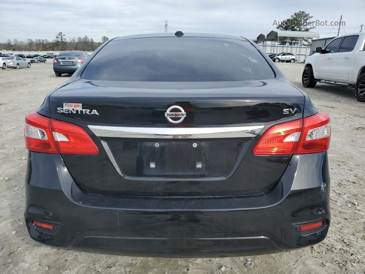 2018 Nissan Sentra S Black vin: 3N1AB7AP4JY240732