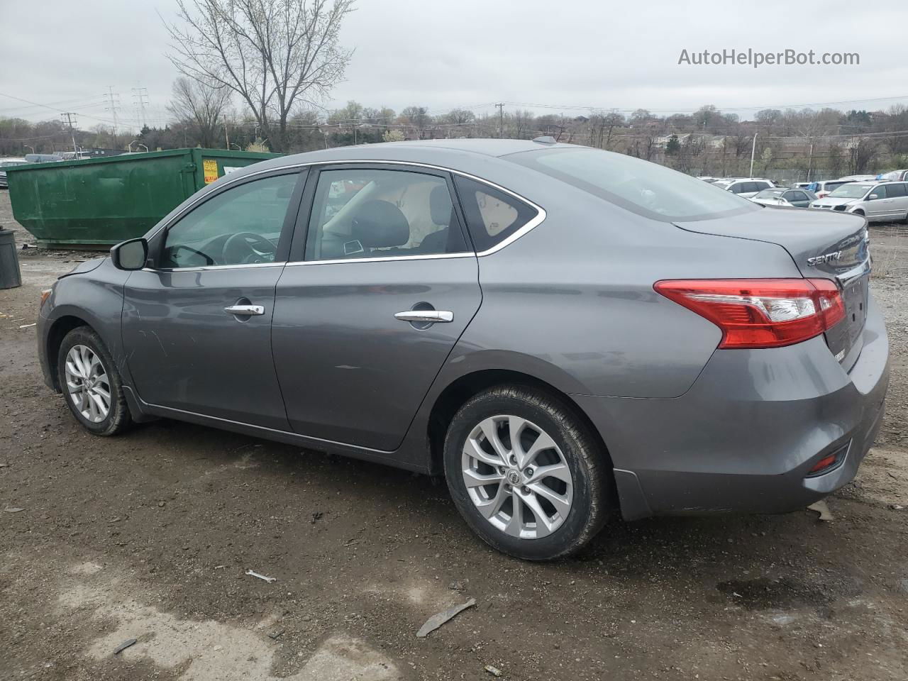 2018 Nissan Sentra S Gray vin: 3N1AB7AP4JY275707