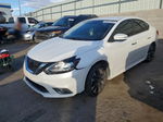 2018 Nissan Sentra S Белый vin: 3N1AB7AP4JY275934