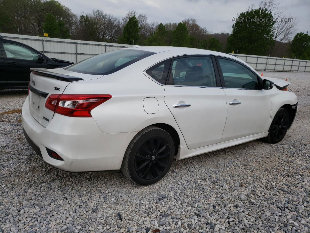 2018 Nissan Sentra S White vin: 3N1AB7AP4JY280390