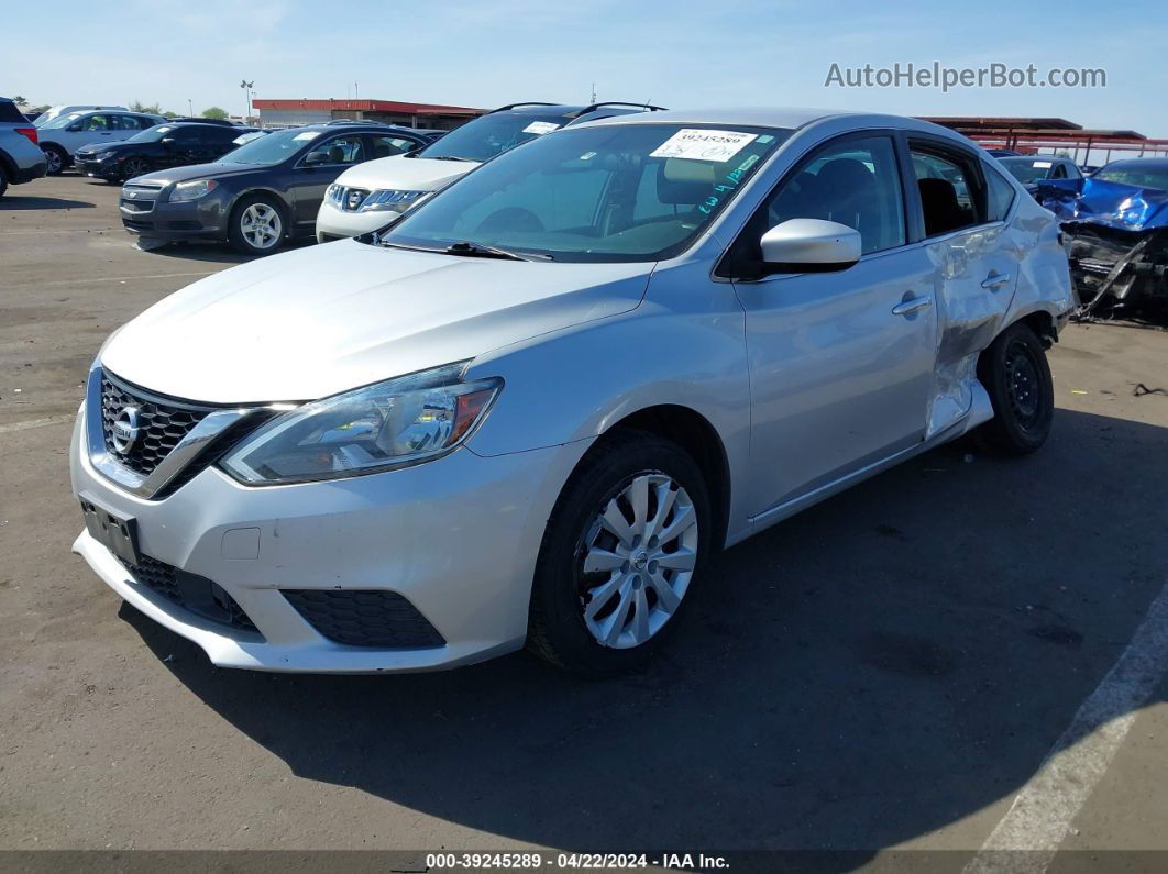 2018 Nissan Sentra S Silver vin: 3N1AB7AP4JY284679