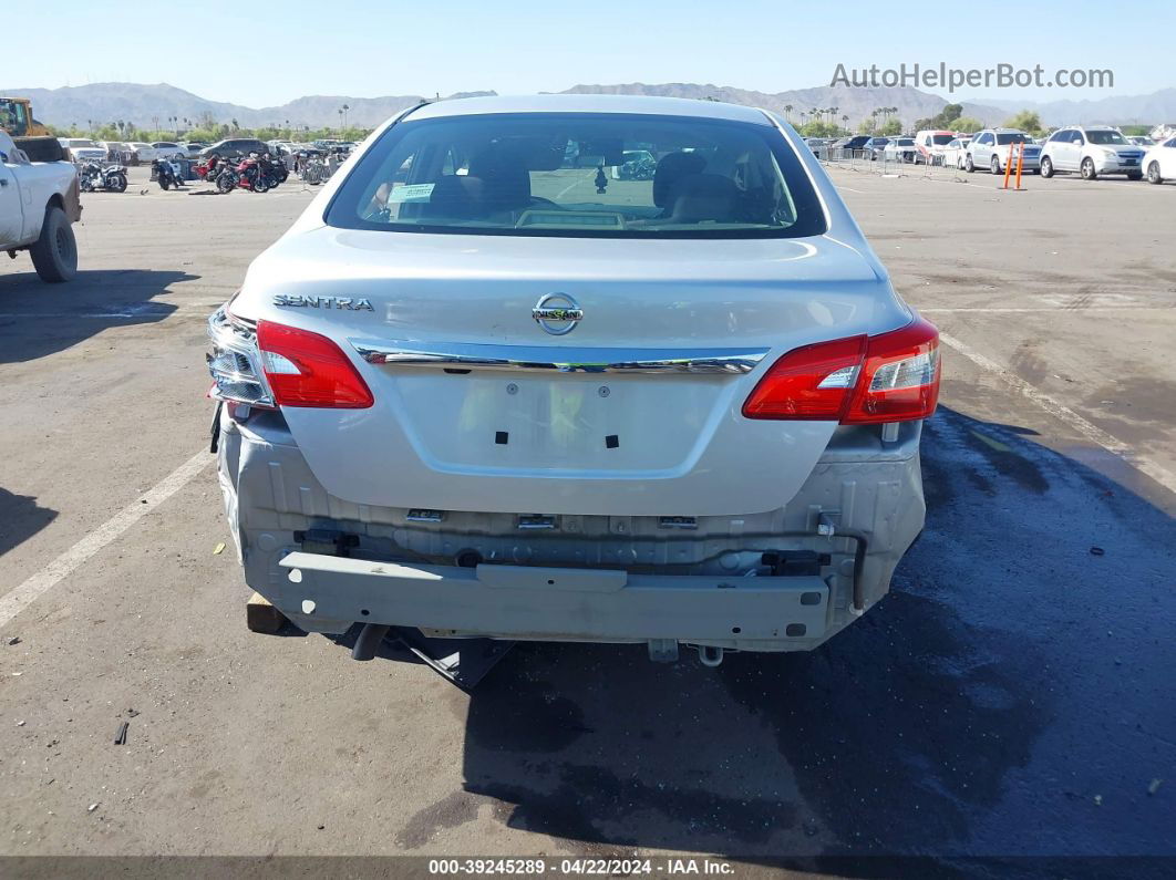 2018 Nissan Sentra S Silver vin: 3N1AB7AP4JY284679