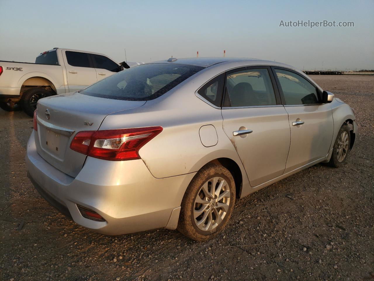 2018 Nissan Sentra S Silver vin: 3N1AB7AP4JY291812