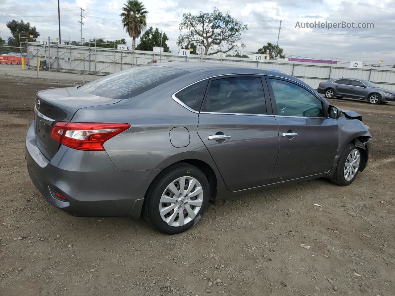 2018 Nissan Sentra S Gray vin: 3N1AB7AP4JY304817