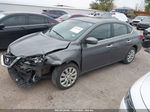 2018 Nissan Sentra S Gray vin: 3N1AB7AP4JY325554