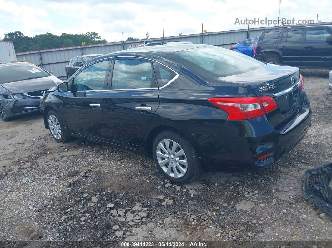 2018 Nissan Sentra S Black vin: 3N1AB7AP4JY329619