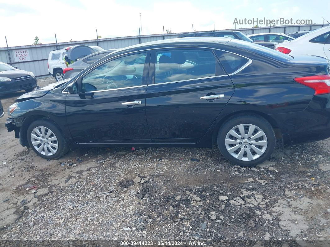 2018 Nissan Sentra S Black vin: 3N1AB7AP4JY329619