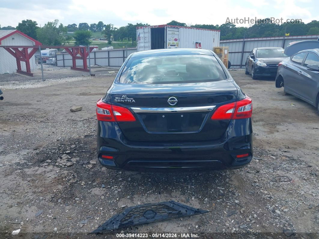 2018 Nissan Sentra S Black vin: 3N1AB7AP4JY329619