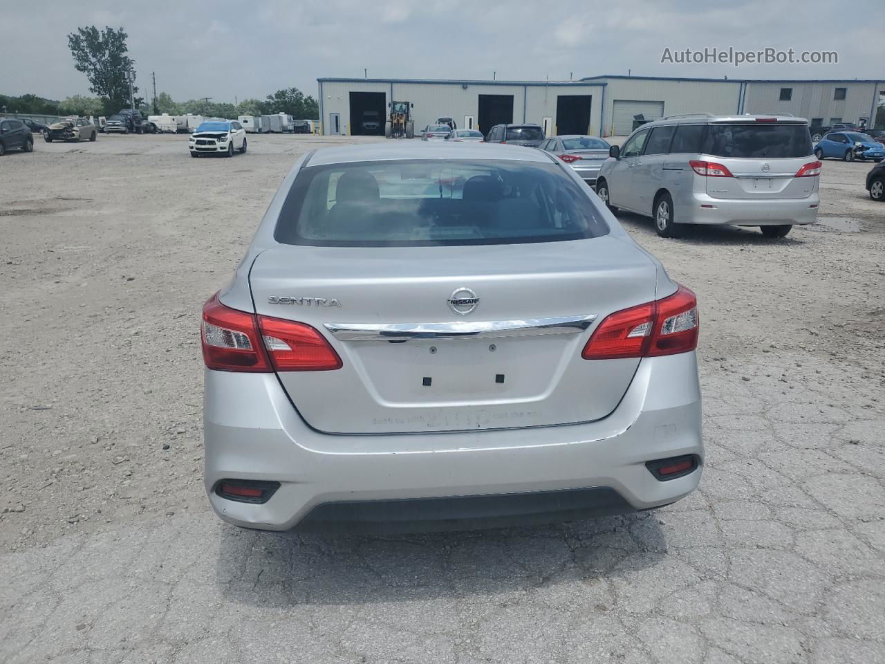 2018 Nissan Sentra S Silver vin: 3N1AB7AP4JY331712