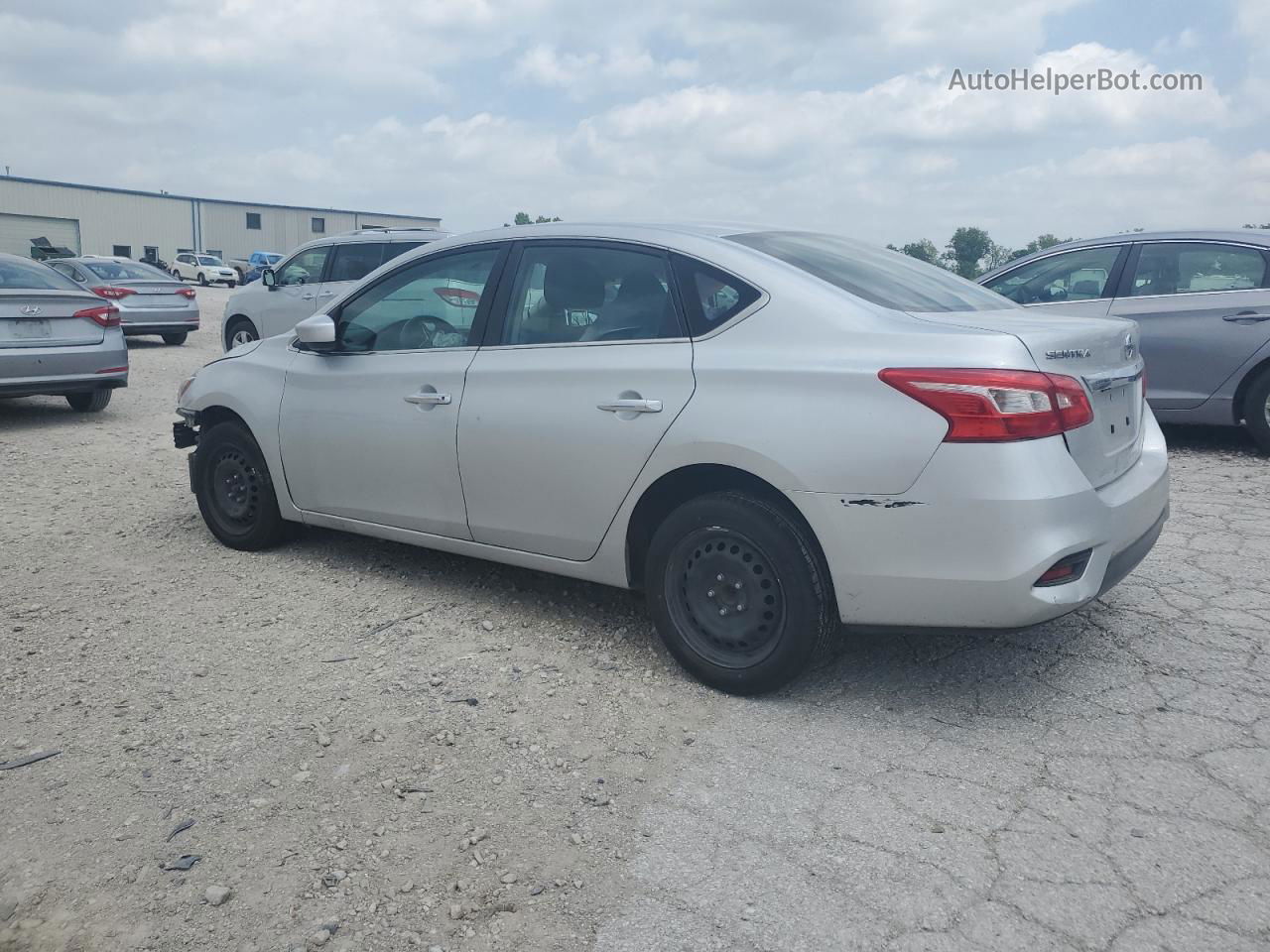 2018 Nissan Sentra S Silver vin: 3N1AB7AP4JY331712