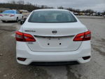 2018 Nissan Sentra S Белый vin: 3N1AB7AP4JY332388