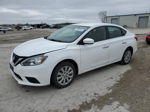 2018 Nissan Sentra S White vin: 3N1AB7AP4JY332388