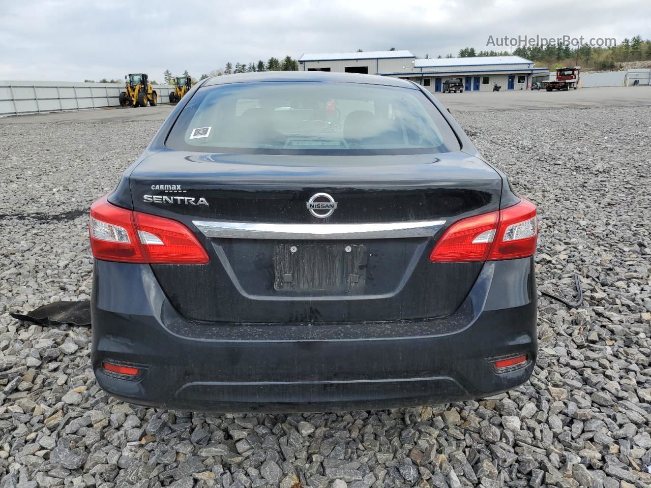 2018 Nissan Sentra S Black vin: 3N1AB7AP4JY332732