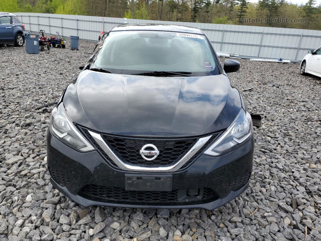 2018 Nissan Sentra S Black vin: 3N1AB7AP4JY332732