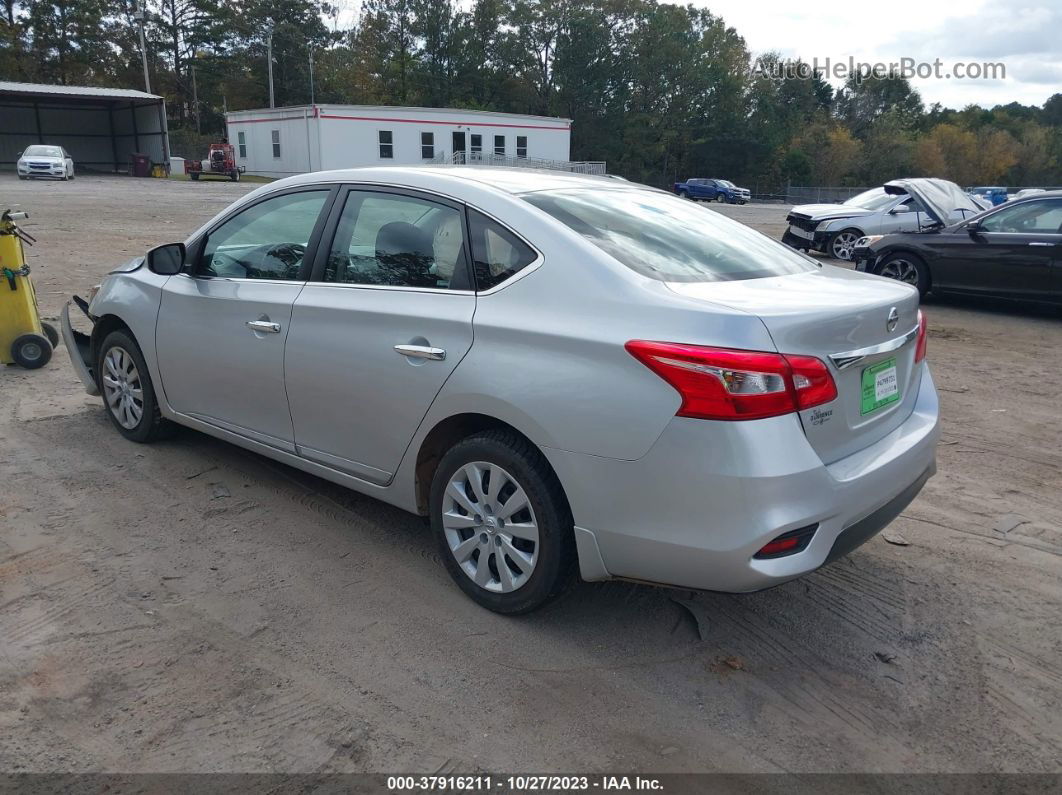 2018 Nissan Sentra S Silver vin: 3N1AB7AP4JY333427