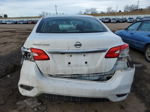 2018 Nissan Sentra S White vin: 3N1AB7AP4JY335873