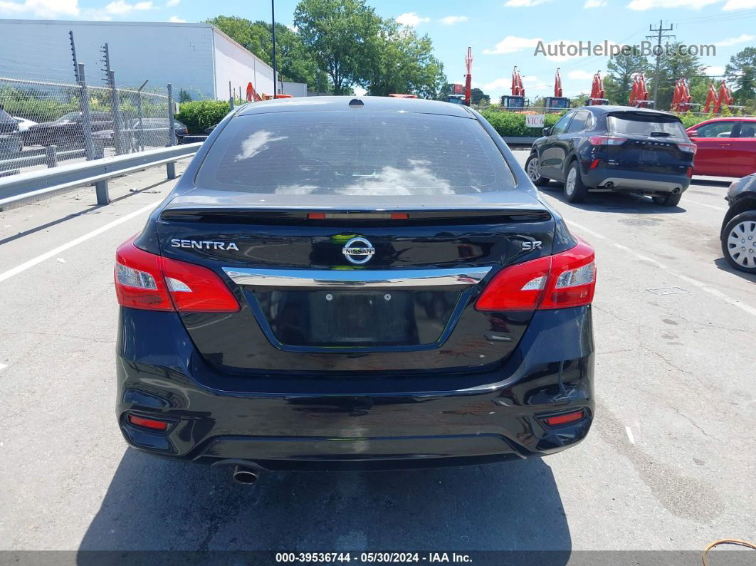 2018 Nissan Sentra Sr Черный vin: 3N1AB7AP4JY336070