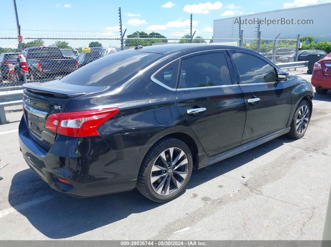 2018 Nissan Sentra Sr Черный vin: 3N1AB7AP4JY336070