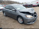 2018 Nissan Sentra S Gray vin: 3N1AB7AP4JY340720