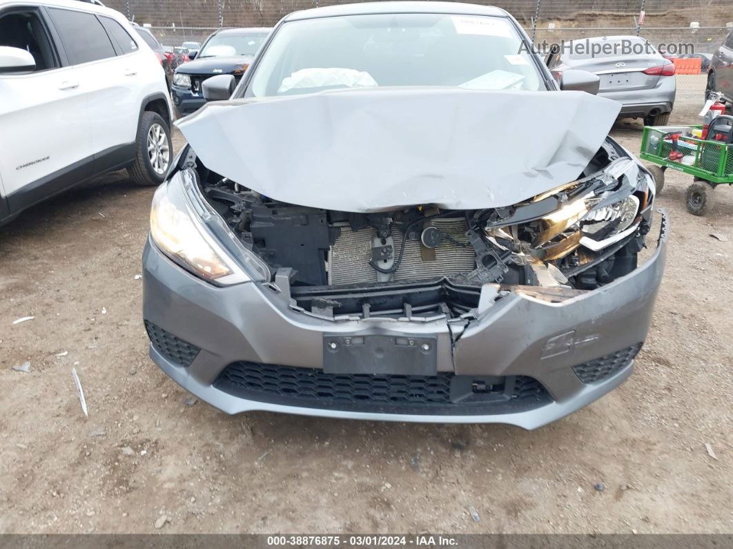 2018 Nissan Sentra S Gray vin: 3N1AB7AP4JY340720