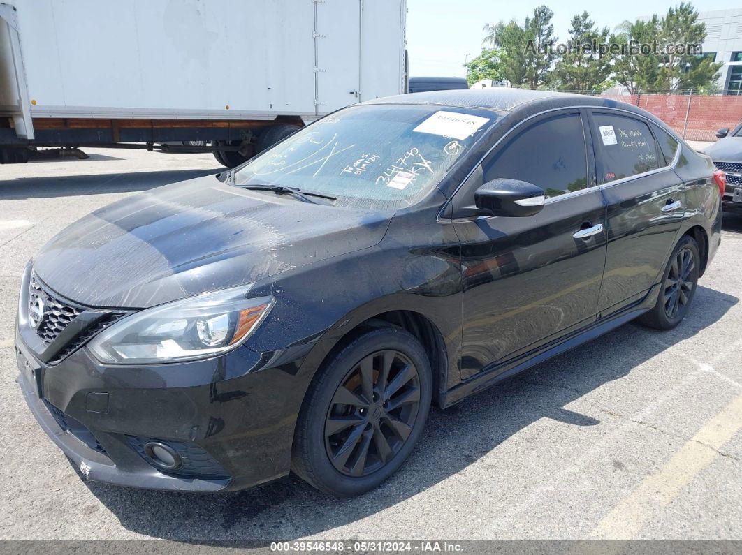 2018 Nissan Sentra Sr Black vin: 3N1AB7AP4JY341740