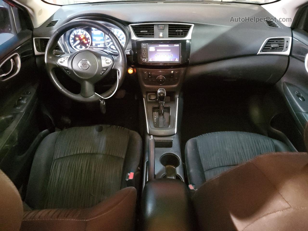 2019 Nissan Sentra S Red vin: 3N1AB7AP4KL610270