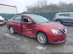 2019 Nissan Sentra Sv Maroon vin: 3N1AB7AP4KY205805