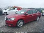 2019 Nissan Sentra Sv Maroon vin: 3N1AB7AP4KY205805