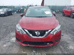 2019 Nissan Sentra Sv Maroon vin: 3N1AB7AP4KY205805