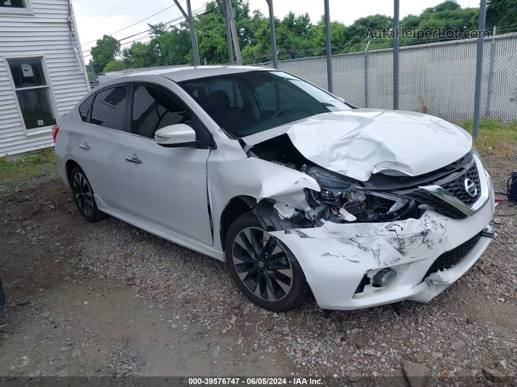 2019 Nissan Sentra Sr White vin: 3N1AB7AP4KY211751