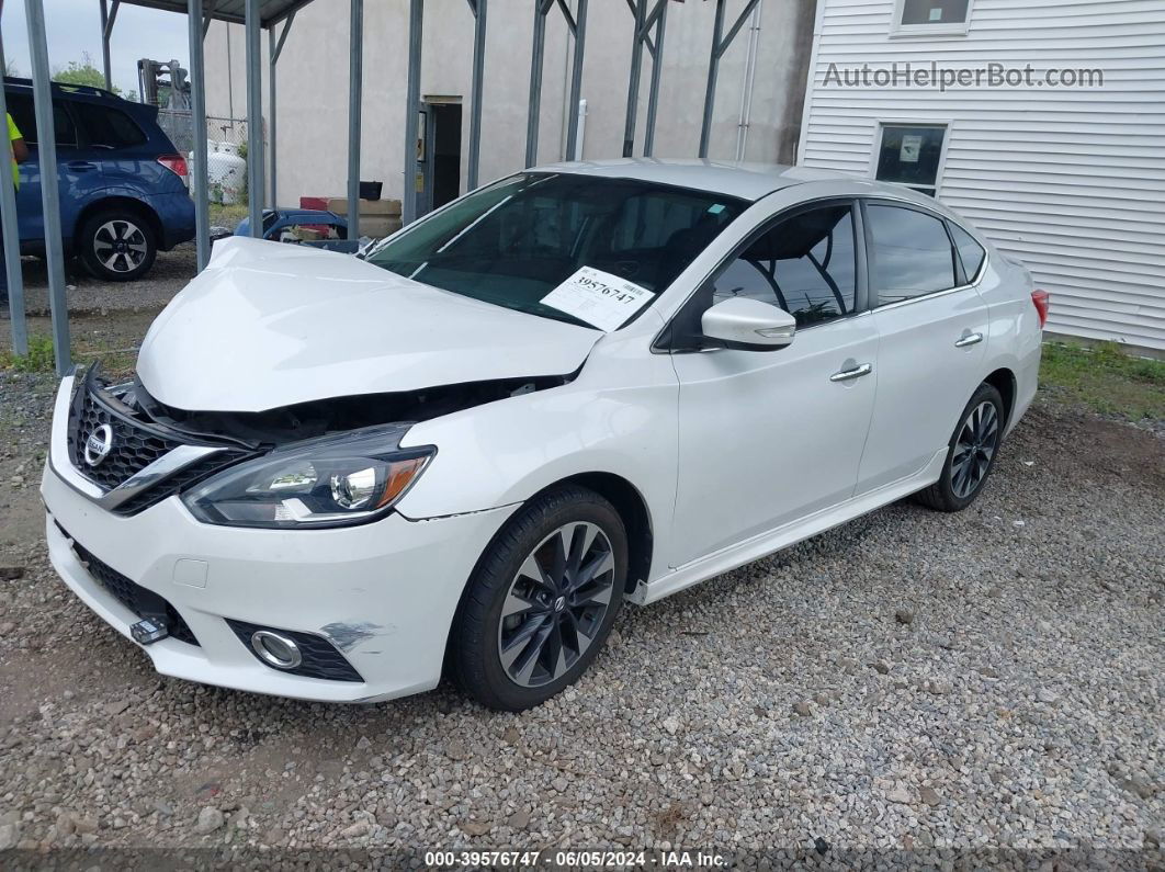 2019 Nissan Sentra Sr White vin: 3N1AB7AP4KY211751