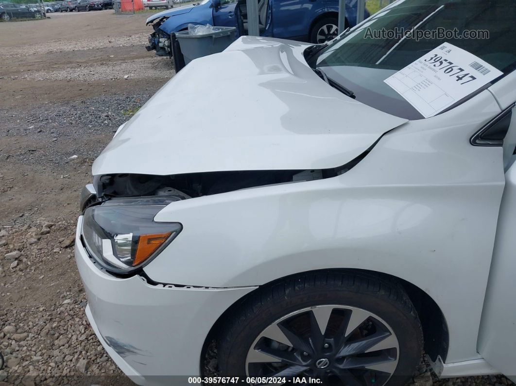 2019 Nissan Sentra Sr White vin: 3N1AB7AP4KY211751