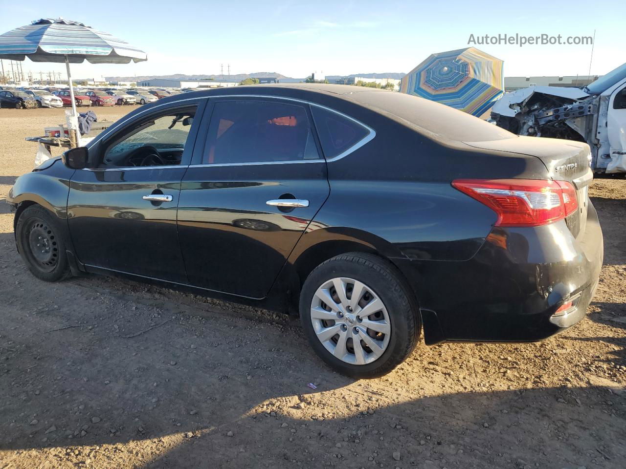 2019 Nissan Sentra S Black vin: 3N1AB7AP4KY221874