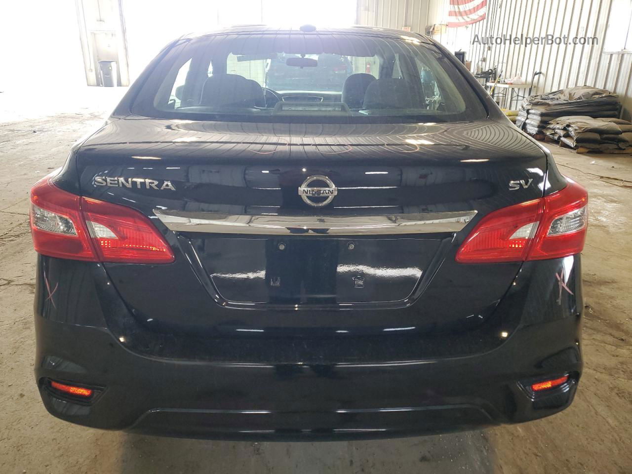 2019 Nissan Sentra S Black vin: 3N1AB7AP4KY222071