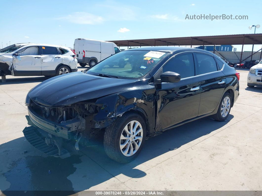 2019 Nissan Sentra S Black vin: 3N1AB7AP4KY239128