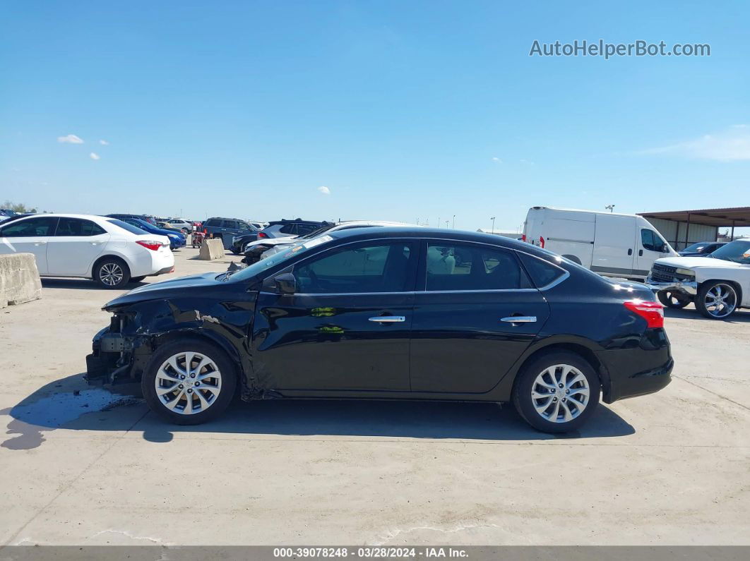 2019 Nissan Sentra S Black vin: 3N1AB7AP4KY239128