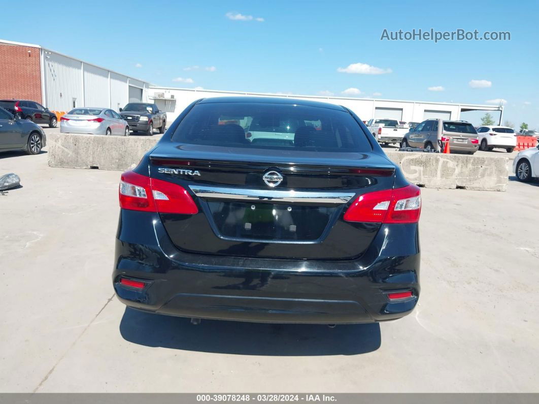 2019 Nissan Sentra S Black vin: 3N1AB7AP4KY239128