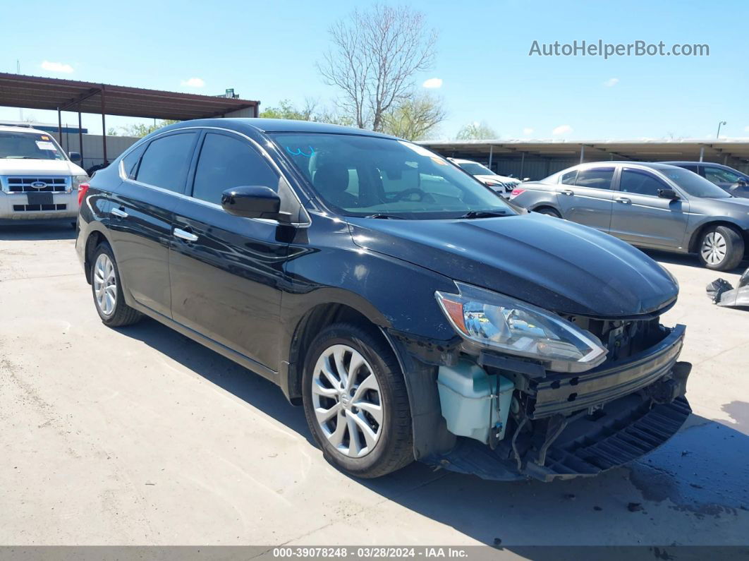 2019 Nissan Sentra S Black vin: 3N1AB7AP4KY239128