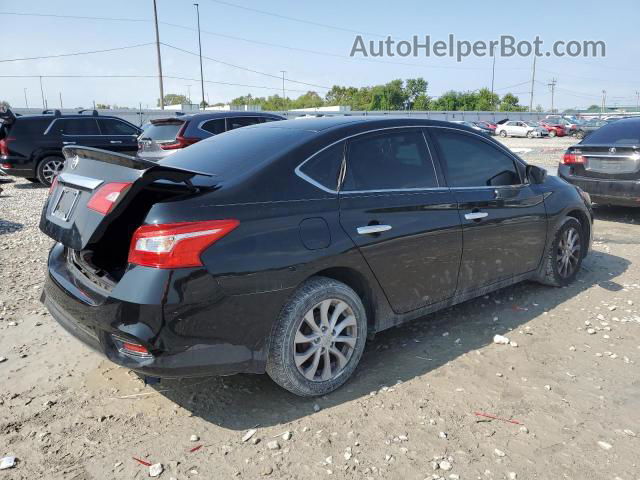 2019 Nissan Sentra S Black vin: 3N1AB7AP4KY251845