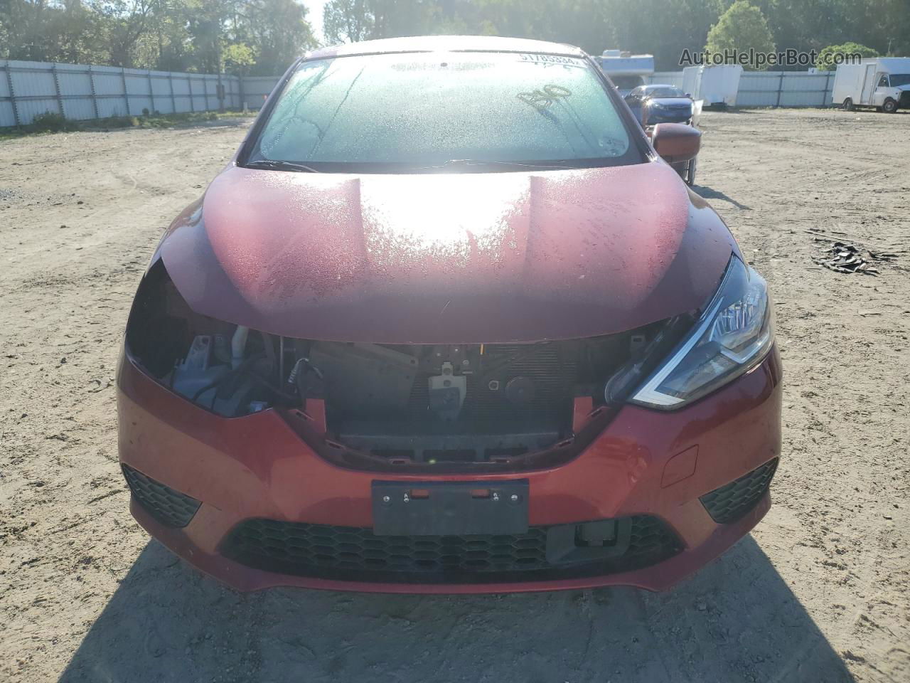 2019 Nissan Sentra S Red vin: 3N1AB7AP4KY263106