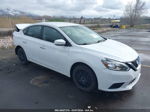 2019 Nissan Sentra S White vin: 3N1AB7AP4KY267611