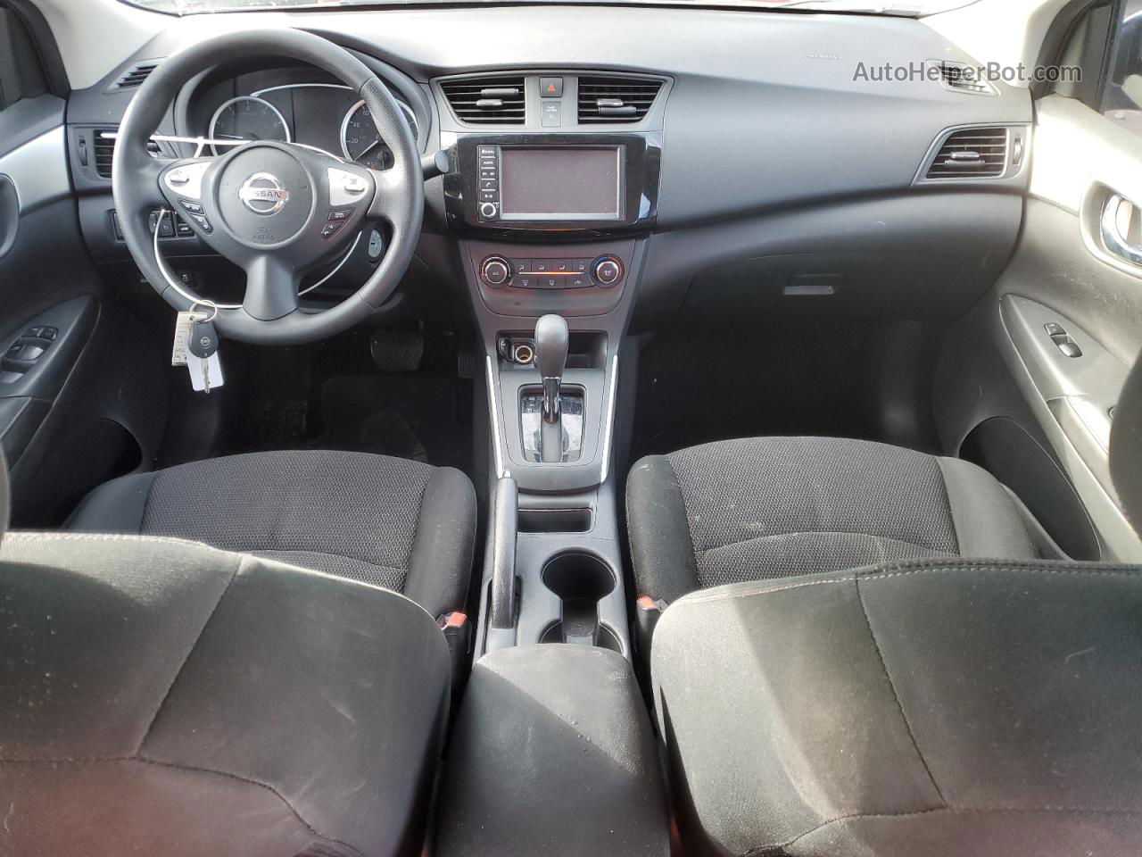 2019 Nissan Sentra S Черный vin: 3N1AB7AP4KY279452