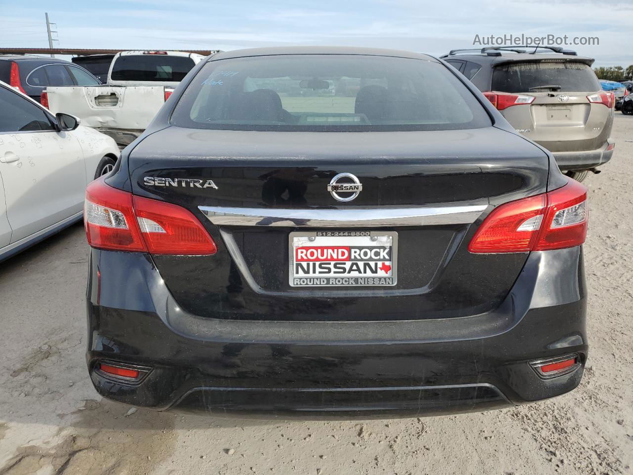 2019 Nissan Sentra S Черный vin: 3N1AB7AP4KY279452