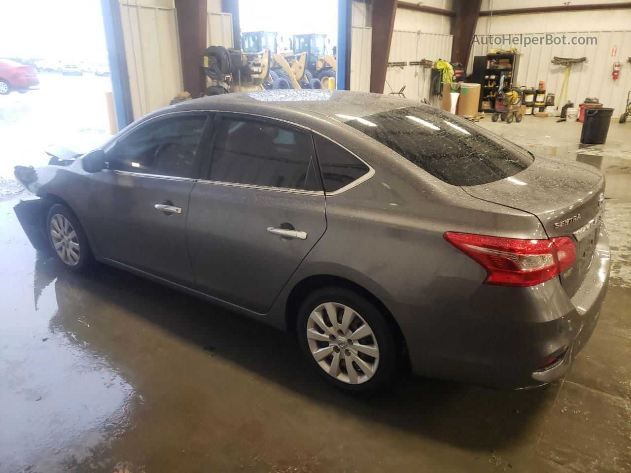 2019 Nissan Sentra S Gray vin: 3N1AB7AP4KY282707