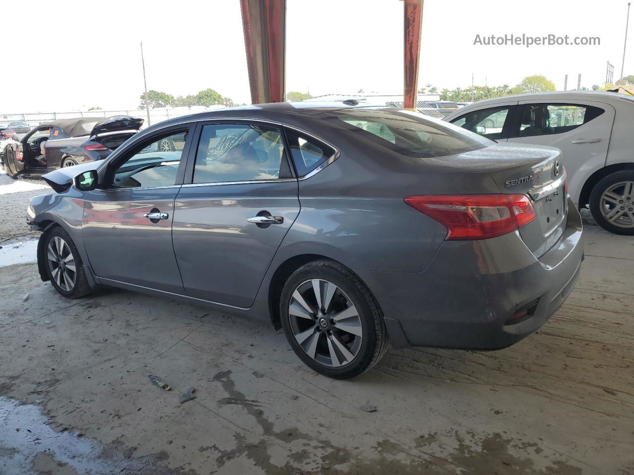 2019 Nissan Sentra S Gray vin: 3N1AB7AP4KY294291