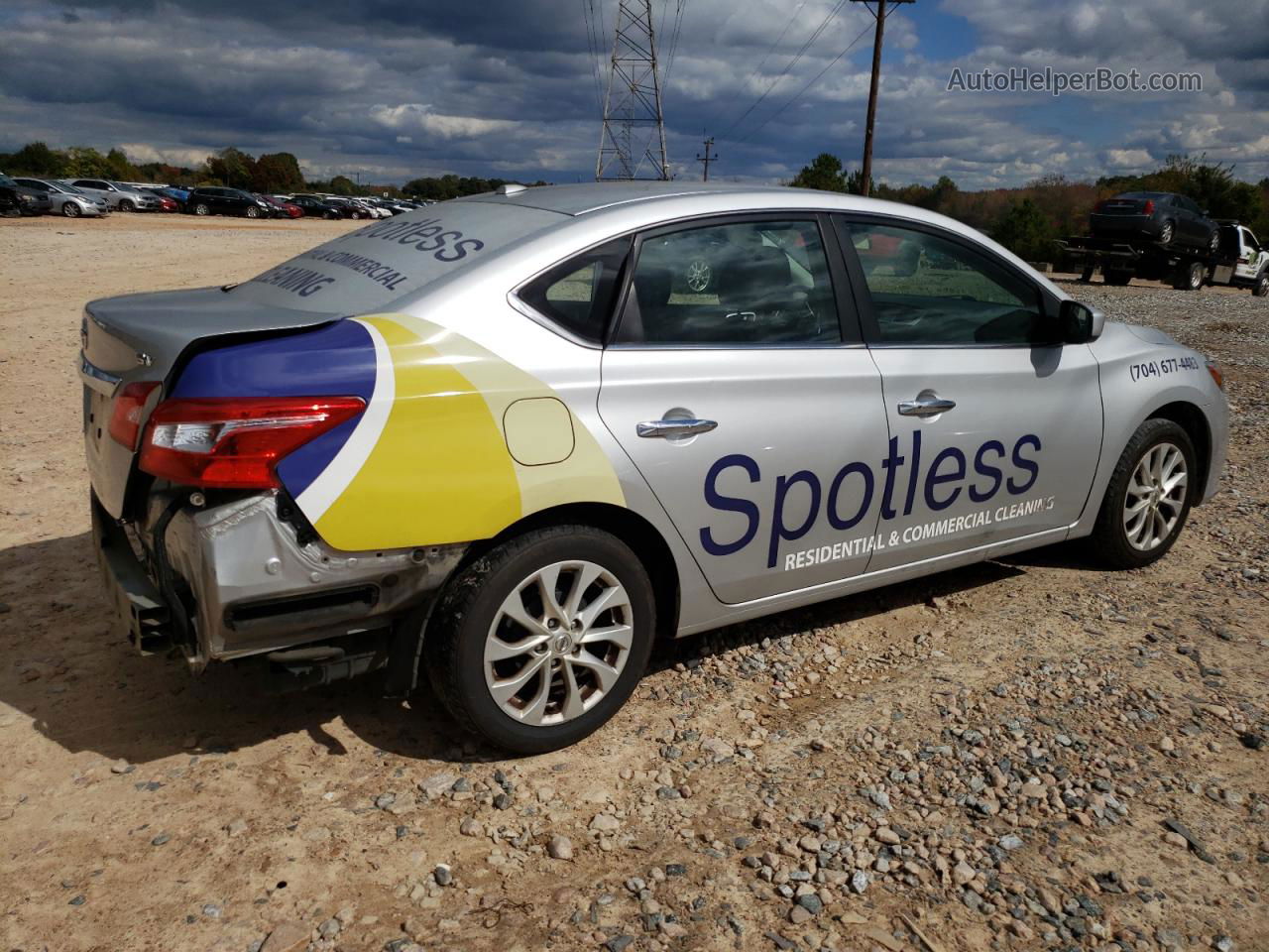 2019 Nissan Sentra S Silver vin: 3N1AB7AP4KY294730