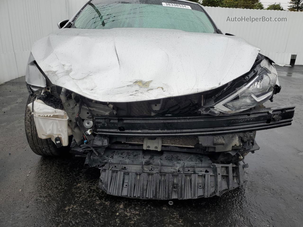 2019 Nissan Sentra S Silver vin: 3N1AB7AP4KY311784